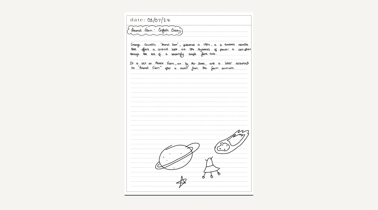 Goodnotes Note Taking Paper Template